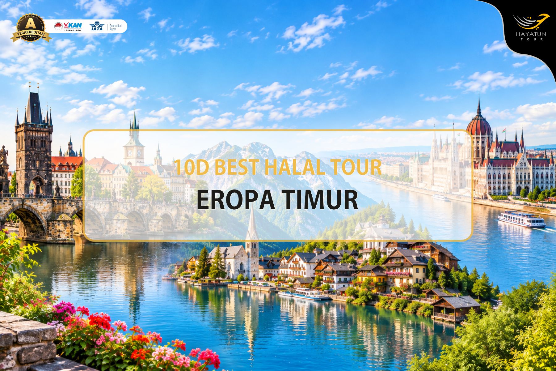 10D BEST HALAL TOUR EROPA TIMUR
