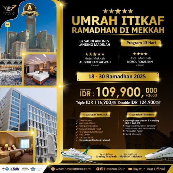 Umrah Itikaf Lebaran Di Mekkah