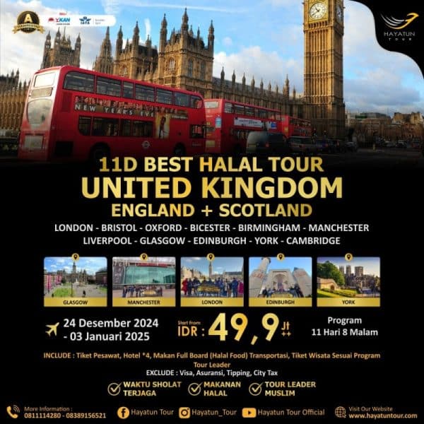 Best halal tour united kingdom england scotland