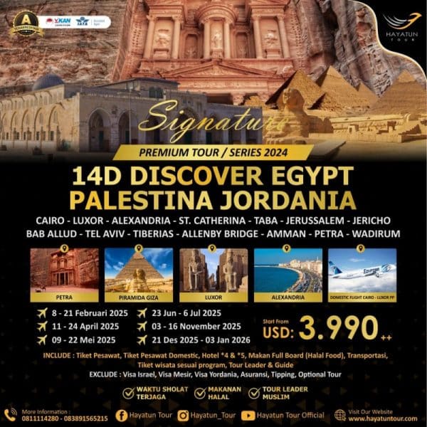 signature discover egypt palestina jordania