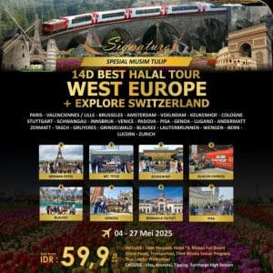 14D Best Halal Tour West Europe Explore Switzerland