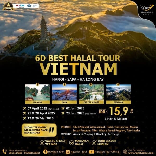 6D Best Halal Tour Vietnam