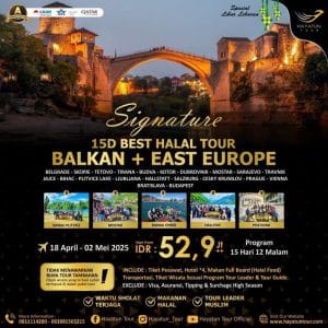 Signature 15D Best Halal Tour Balkan plus East Europe